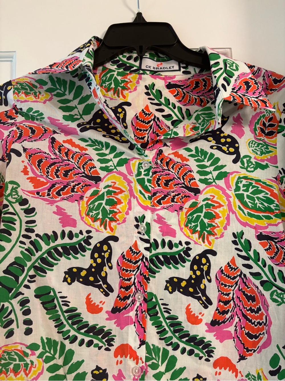 C.K. Bradley Multicolor Floral Button-Down Shirt